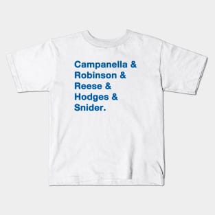 1950 Dodger Greats Kids T-Shirt